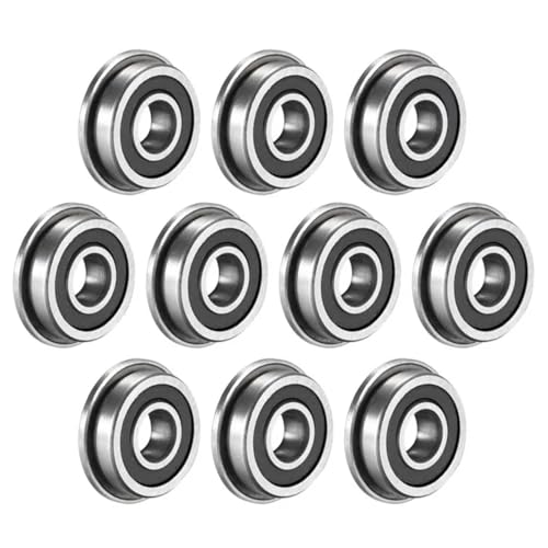 10 �� F623 F686 F688 F689 F695 F696 F698-2RS �x�A�����O 5x13x4mm �t�����W�~�j�`���A�[�a�{�[���x�A�����O(F695-2RS 5x13x4mm,10PCS_ABEC-3)