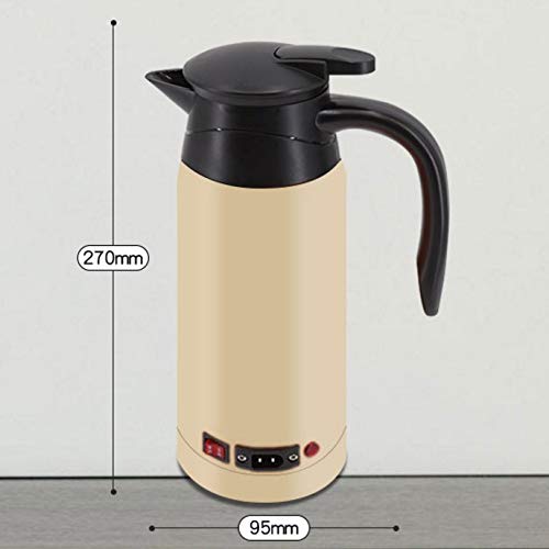 Tetera eléctrica portátil 800 ml de acero inoxidable miniatura 2