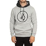 Volcom Stone Stickerei auf dem linken Ärmel und Stoffetikett an der Seitennaht