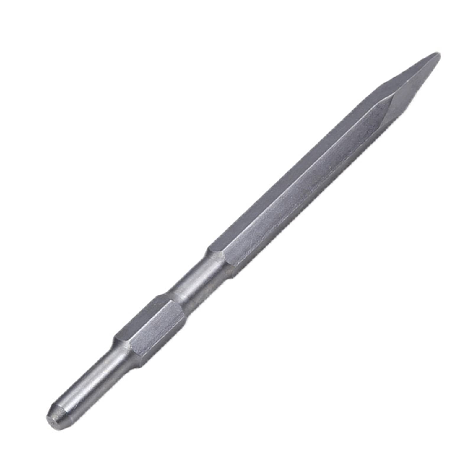Ciseau à Pointe Hexagonale, Ciseau en Acier Robuste pour Béton et Poignée, Accessoire de Pioche électrique, Outil de Démolition et de Construction, 17x280MM (Pointe 17x280MM)