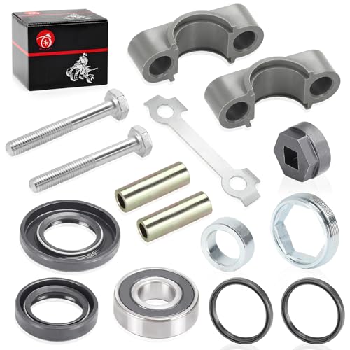 Image of Steering Stem Bushing Bolt Bearing Seal Holder Nut & Removal Tool Kit For YAMAHA Banshee Big Bear Bruin Grizzly Kodiak Warrior Raptor Wolverine 350 400 450 600 660 700 YFZ450 YFB250 Timberwolf 250