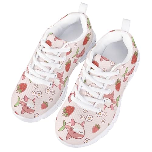 Girls Tennis Shoes Cute Sneakers for Little Kids 5-12 Outdoor