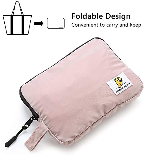 Vanfn Duffle Bags, Foldable Travel Totes Duffel Bag, Lightweight Gym Bags, Outdoor Weekend Bag, Luggage Duffle Backpack, Sports Shoulder Handbag For Men & Women, P.travel Series (Pink) #TOP3