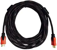Cabo HDMI 10 Metros 4K UltraHD Gold HDR 3D 19 Pinos 2.0 1080p Full 1.4 Ultra 2.1 8K 19 Pinos HDR Blindado TV Alta 20 Velocidade