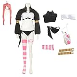 TMSREBU Milim Cosplay Costume Black Pink Outfit That Time I Got Reincarnated As A Slime for Women