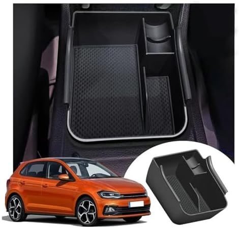 for Polo for MK6 2018-2020 Central Control Container Box Auto Interior Organizer Car Accessories Armrest Storage Box image 5