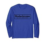 Kodachrome Logo Design - Black Long Sleeve T-Shirt