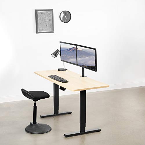 Vivo Electric Dual Motor Stand Up Desk Frame For 40 To 84 Inch Table Tops, Frame Only, 3 Stage Height Adjustable Diy Workstation With Touch Screen Controller, Black, Desk-V103E #TOP6