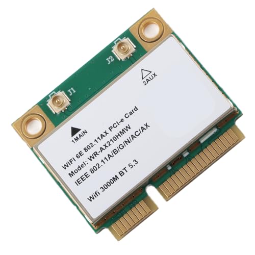 Tarjeta de Red Inalámbrica Keenso Triple Banda Rápida Gigabit WiFi 6e 5g 6GHz PCIe para Laptop y Notebooks miniatura 1