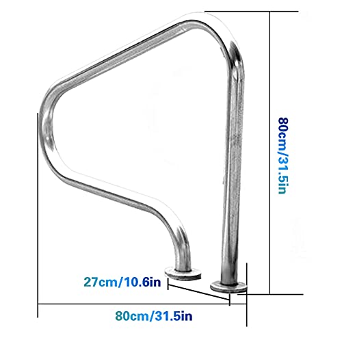 Barandal para Piscina de Acero Inoxidable 304 miniatura 7