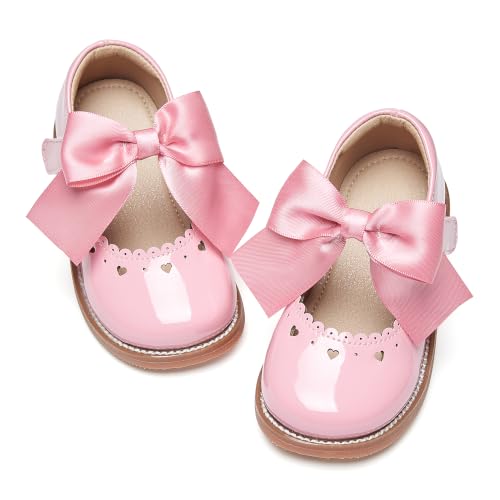 Image of GINFIVE Toddler Girls Mary Jane School Oxford Dress Flat Shoes for Wedding