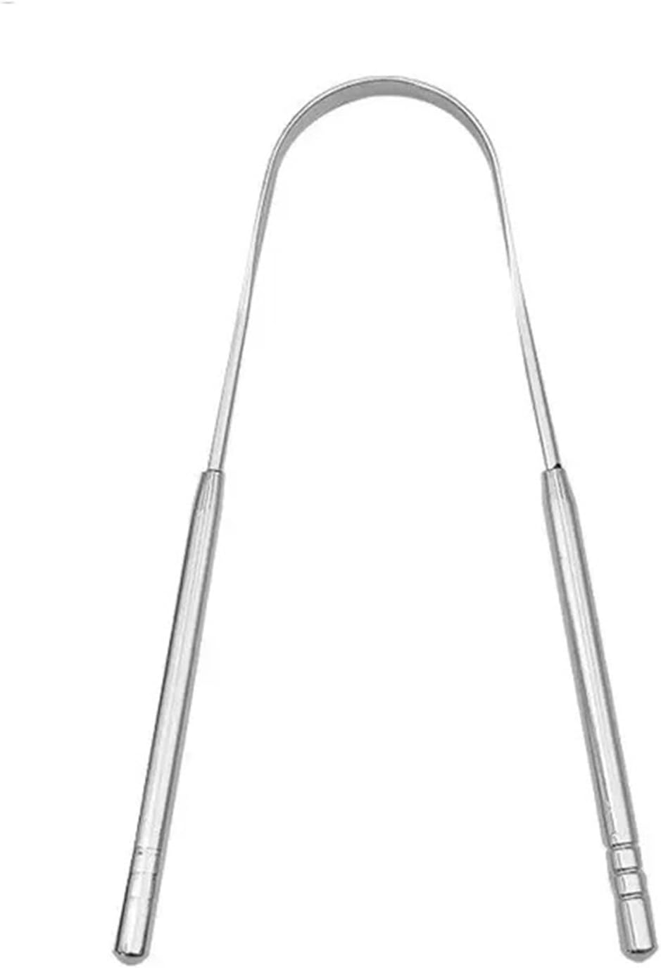 Stainless Steel Tongue Scraper U-Shaped Metal Fresh Breath Cleaning