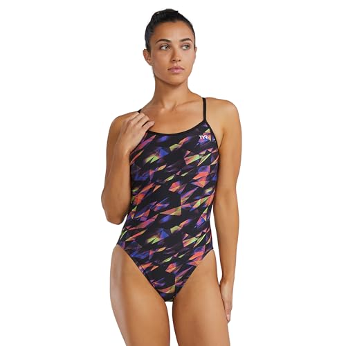 TYR - Women's Triadic Trinityfit Durafast Elite One Piece Swimsuit, Multi, 34