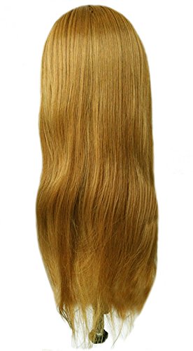 "Carmen" 26-28" Blonde 70% Human 30% Synthetic Hair Up-Do Cosmetology Mannequin Manikin Training Head image 5