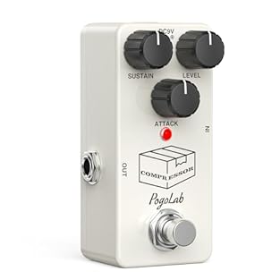 Noise Reduction: Developed with the code to reduce noise swells common with Compressor circuits, you get the quietest effect possible with this Compressor pedal. Seperate Controls: It can control the compressed time with Sustain and the starting time...