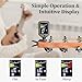New Bee Clip-On Guitar Tuner Rechargeable with Color Screen 360° Rotatable Chromatic Tuner for Guitar, Bass, Ukulele, Violin (Black, 1 Pack)