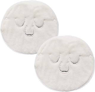 Angzhili 2 Pcs Hot Compress Face Towel Masks, Reusable Facial Steamer Towel for Hot Cold Skin care,Moisturizing Face Steamer, Beauty Facial Towel for Home and Beauty Salon