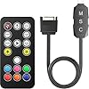 Kit de controlador ARGB con control remoto de 17 teclas, kit de controlador de ventiladores de PC mini RGB – Control de múltiples modos de iluminación para ventiladores de carcasa RGB, divisor