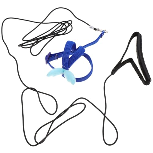 Mipcase Adjustable Bird Harness Parrot Harness Elastic Leash Wear-Resistant Outdoor Parrot Leash Bird Supply for Daily Use