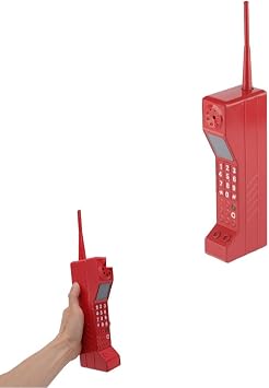 Brick Phone Prop, Vintage Brick Cell Phone Cell Phone Props for Party Decorations Home Stage Decor Red