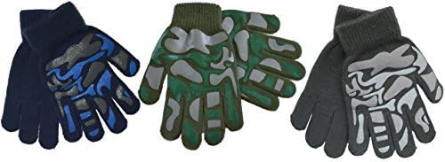 RJM Kids Grippy Camouflage Design Magic Gloves