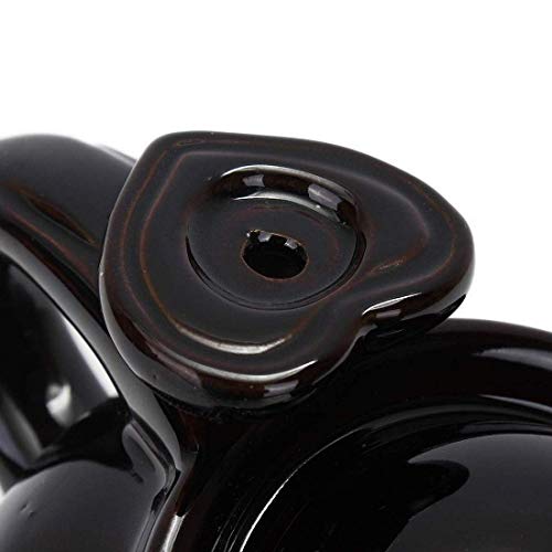Image of CRAFTAM Fountain Smoke Backflow Incense Holder with10 Incense Cone Decorative Showpiece