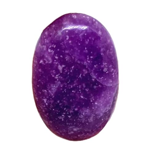 Pierre lépidolite violette naturelle 30mm pour réparer ou créer un pendentif