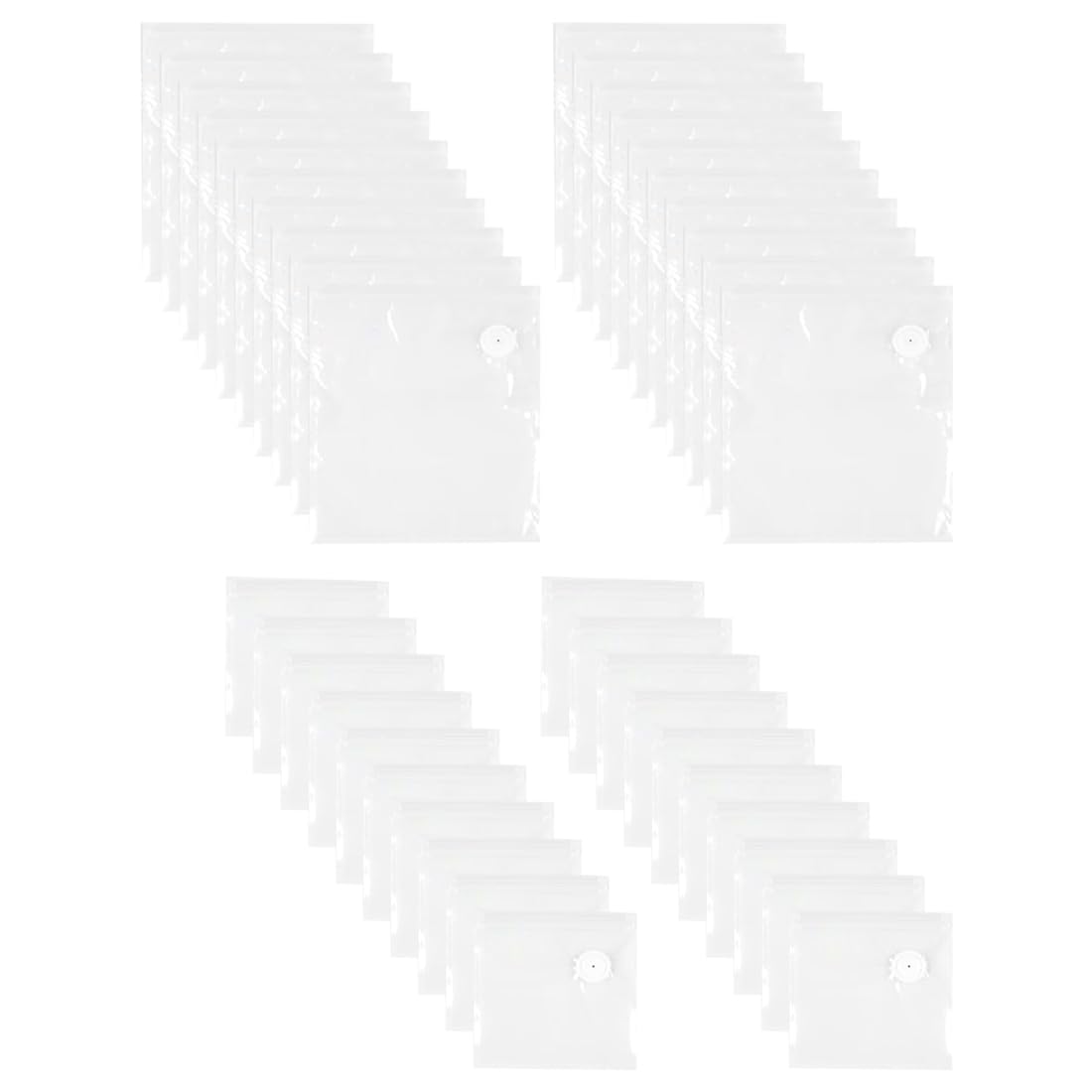 Aundhegrtt 40 Reusable Food Vacuum Seal Bags (S+L) Compatible with and Most Vacuum Sealers,