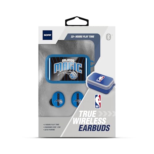 Image of SOAR NBA Wireless Sport Earbuds: Comfortable Fit & Convenient Charging