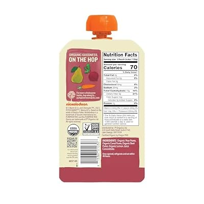 Peter Rabbit Organics Fruit & Vegetable Variety Pack - Squeezable Snack Pouches, 4 oz. (Pack of 36)