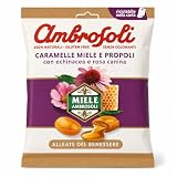 Ambrosoli Caramelle Miele e Propoli, Echinacea e Rosa Canina 90 g