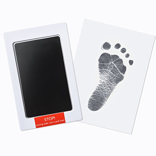 Premium No-Mess Ink Baby Footprint & Handprint Ink Pad | Safe and Non-Toxic Ink | Perfect New Baby Girl/Boy Shower Gift