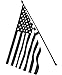 Adesivo con bandiera dell'esercito americano, 28 x 19 cm (221/3), multicolore