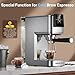 KEENSTAR Espresso Coffee Machine with Milk Tank, 20Bar Hot & Iced Coffee Machine with Rapid Cold Brew, Touch Screen Espresso Maker with Steam Wand for Coffee Lover