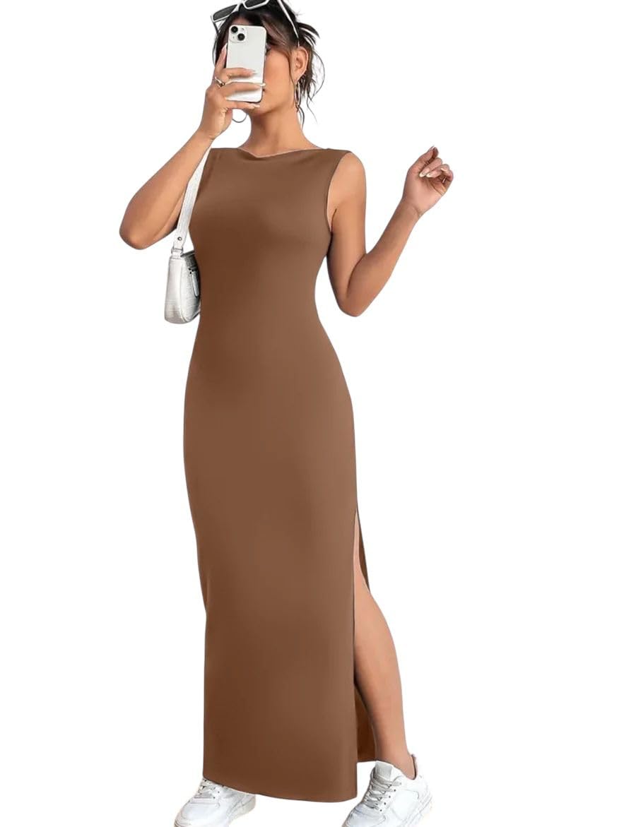 Robe Lylias camel 54 : la coupe fluide idéale contre les complexes