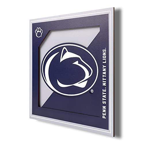 YouTheFan NCAA Penn State Nittany Lions 3D Logo Series Wall Art