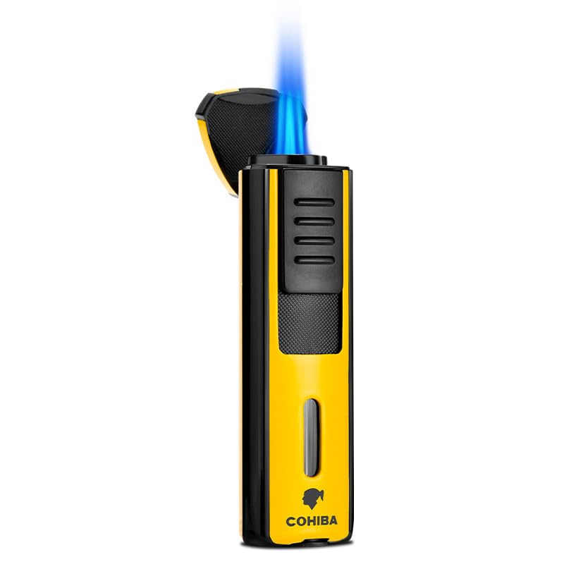 Encendedor de llama azul contra viento miniatura 6