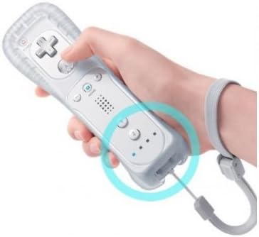 Lowpricenice White Motion Plus Adapter + Silicone Sleeve for Nintendo Wii