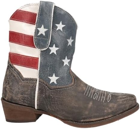Roper Womens American Beauty Boot, Brown, 8.5 | Image 2