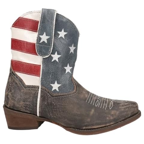 ROPER Women's Distressed Cowboy Boots - Brown Cover