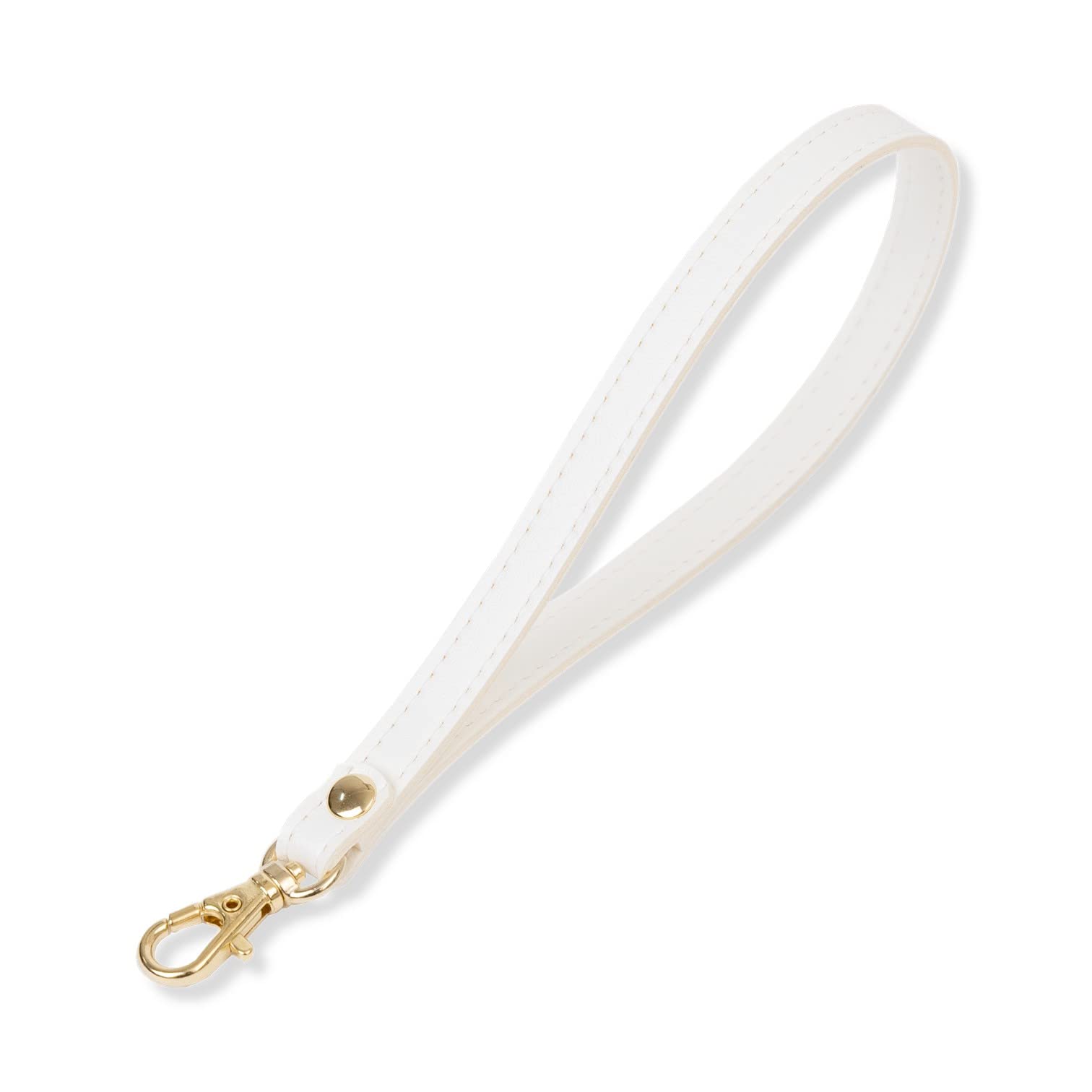 Jungei Phone Hand Strap, Type 1, White Leather