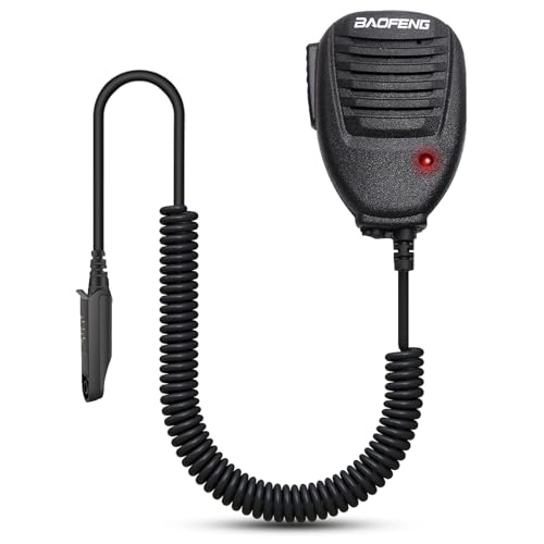 BaoFeng UV-9R Rainproof Microphone​ for UV-9R UV-9R Plus MK1 UV-9R Pro UV-9G GT-3WP BF-T57 BF-9700 UV-82WP Walkie Talkie Accessories
