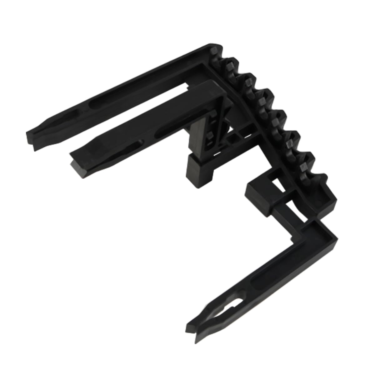 Organisateurs de clubs de golf Supports de tiges Golf 9 Iron Club Holders Divider ABS Shafts Holder Stacker s'adapte à toutes les tailles de sacs Organisateur Blk