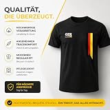 ATHLEJOY Niemcy MŚ 2026 trykot czarny – dla mężczyzn i kobiet – na Mistrzostwa Europy w piłce nożnej – artykuł dla fanów Niemiec, czarny, XL