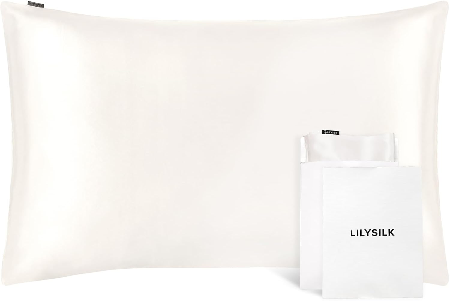 LILYSILK 100 Mulberry Silk Pillowcase for Hair and Skin Grade 6A 19