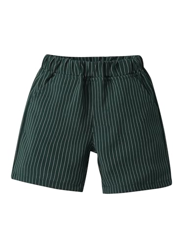 Image of Boarnseorl Baby Boys Shorts Sets, Infant Shirt+Shorts+Bow Tie+Vest,Toddler Gentleman Outfits Suits