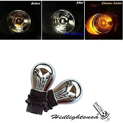 GP Xtreme 3157 3357 4057 4157 T25 Chrome Sliver Stealth Amber Light Bulbs for Front Turn Signal / Turn Signal / Back UP / Reverse Light / Tail Bulbs 2 - Bulbs / Order - GP Lights USA