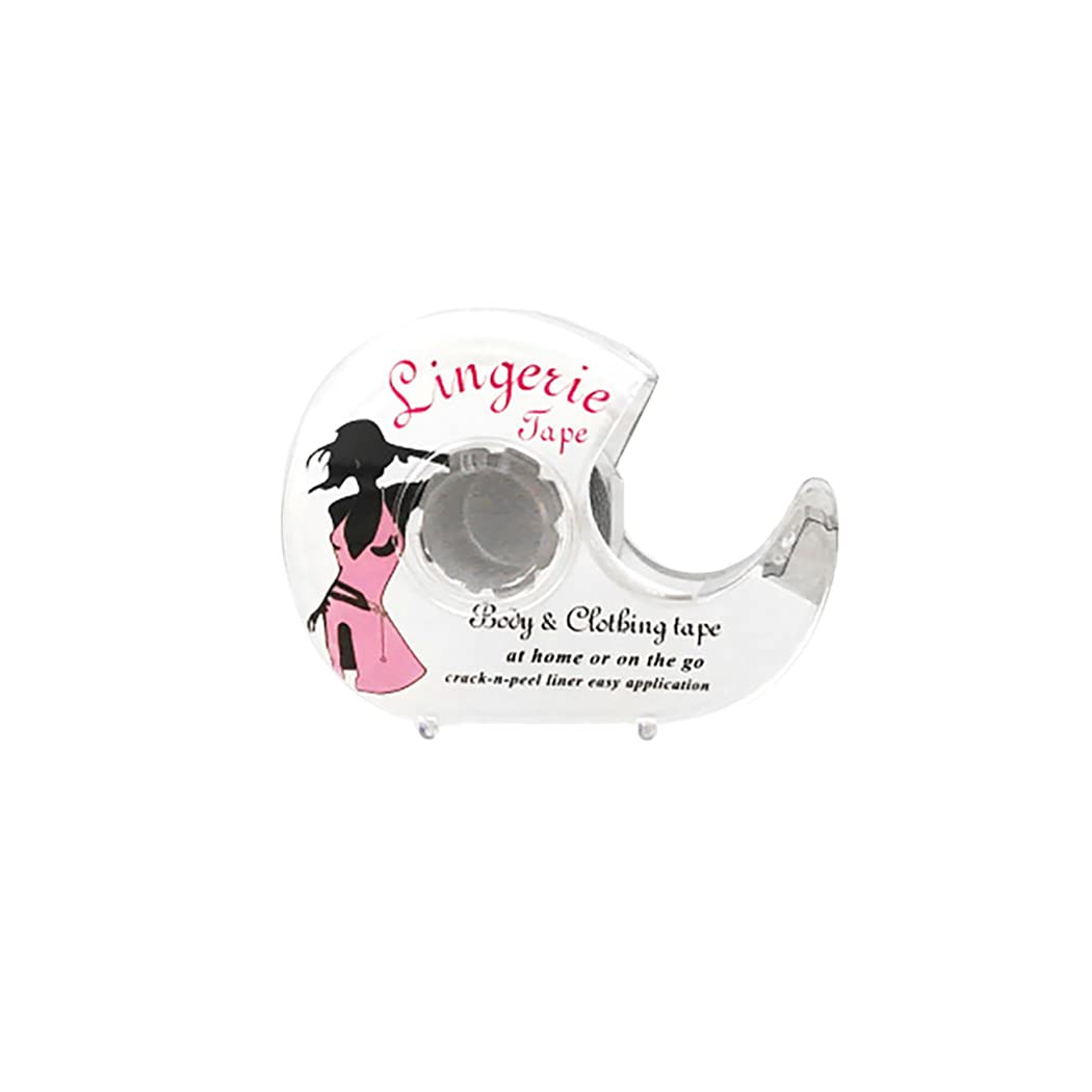 Rosemarie & Jubalee Women's Double Sided Clear Fabric Adhesive Clothing Tape with Dispenser (3)