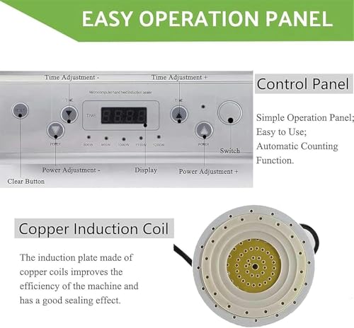 Machine scellage induction opercule aluminium pour conserver flacons - 5