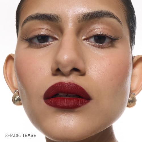 Image of Fae Beauty Lip Whip 12Hr Comfortable Matte Liquid Lipstick (10ml) | Waterproof | Long Wear | Non Drying | Soft Mousse Smudgeproof Formula | Vegan | With Moisture Lock Technology | Enriched with Vitamin E and Cherry Coffee - Tease